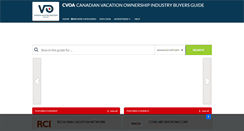 Desktop Screenshot of canadianvacationownershipbuyersguide.com